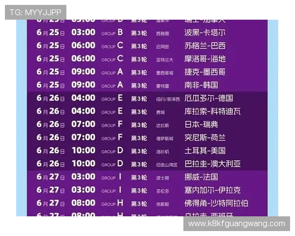 2026年世界杯赛程对阵图最新发布，详细介绍各阶段比赛时间和对阵安排